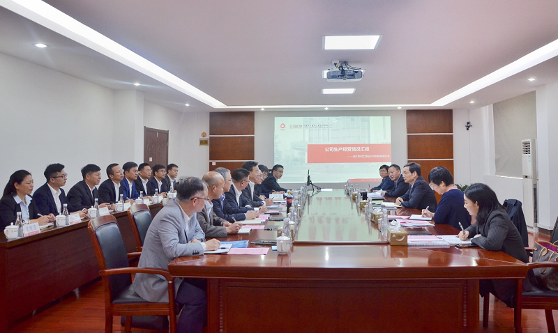 周育先到浙江中材调研指导工作